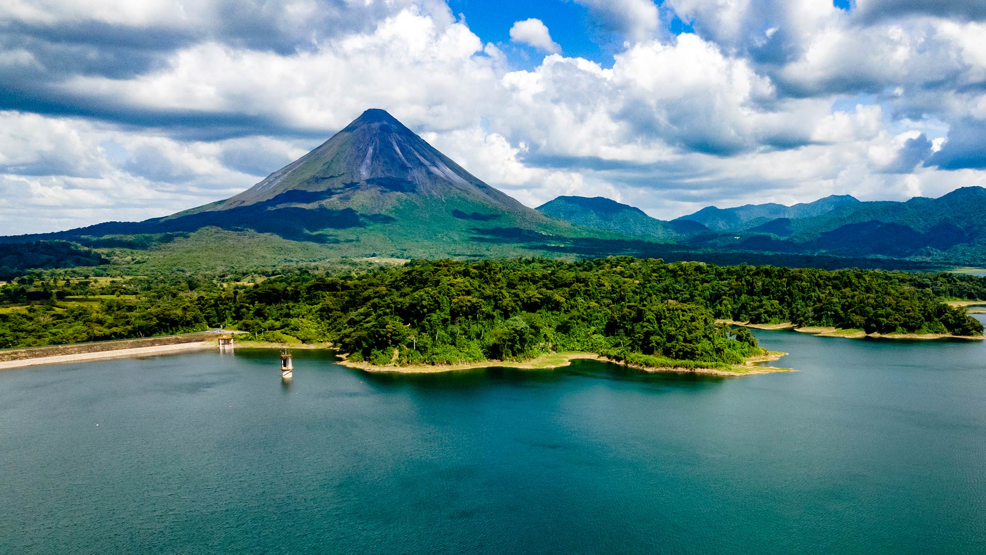 Arenal Volcano and Lake